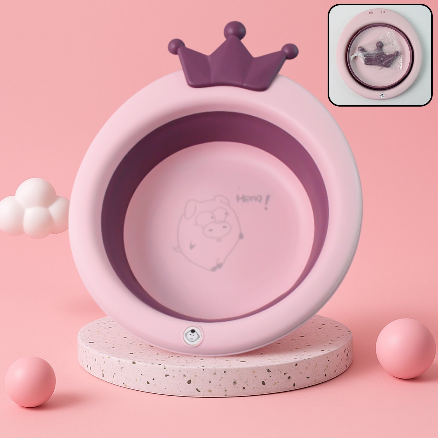 Premium Baby Bathtub with Non-Slip Base Premium Baby Bathtub with Non-Slip Base
